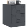Bedside tables 2 units anthracite gray 34.5x39x44 cm by vidaXL, Nightstands - Ref: Foro24-841624, Price: 92,99 €, Discount: %