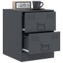 Bedside tables 2 units anthracite gray 34.5x39x44 cm by vidaXL, Nightstands - Ref: Foro24-841624, Price: 92,99 €, Discount: %