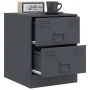 Mesitas de noche 2 unidades gris antracita 34,5x39x44 cm de vidaXL, Mesitas de noche - Ref: Foro24-841624, Precio: 92,09 €, D...