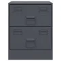 Bedside tables 2 units anthracite gray 34.5x39x44 cm by vidaXL, Nightstands - Ref: Foro24-841624, Price: 92,09 €, Discount: %
