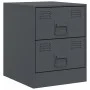 Bedside tables 2 units anthracite gray 34.5x39x44 cm by vidaXL, Nightstands - Ref: Foro24-841624, Price: 92,09 €, Discount: %