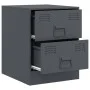 Bedside tables 2 units anthracite gray 34.5x39x44 cm by vidaXL, Nightstands - Ref: Foro24-841624, Price: 92,09 €, Discount: %