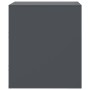 Mesitas de noche 2 unidades gris antracita 34,5x39x44 cm de vidaXL, Mesitas de noche - Ref: Foro24-841624, Precio: 92,96 €