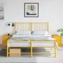 Nachttische 2 Einheiten, gelber Stahl, 34,5 x 39 x 44 cm von vidaXL, Nachttische - Ref: Foro24-841626, Preis: 92,52 €, Rabatt: %