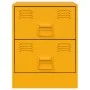 Nightstands 2 units yellow steel 34.5x39x44 cm by vidaXL, Nightstands - Ref: Foro24-841626, Price: 92,52 €, Discount: %
