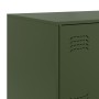 Aparador de acero verde oliva 67x39x73 cm de vidaXL, Aparadores - Ref: Foro24-841653, Precio: 131,99 €, Descuento: %