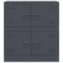 Aparador de acero antracita 67x39x73 cm de vidaXL, Aparadores - Ref: Foro24-841651, Precio: 95,18 €, Descuento: %