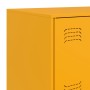 Aparador de acero amarillo mostaza 67x39x107 cm de vidaXL, Aparadores - Ref: Foro24-841658, Precio: 145,25 €, Descuento: %