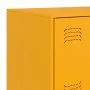 Aparador de acero amarillo mostaza 67x39x107 cm de vidaXL, Aparadores - Ref: Foro24-841658, Precio: 143,76 €, Descuento: %