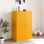 Aparador de acero amarillo mostaza 67x39x107 cm de vidaXL, Aparadores - Ref: Foro24-841664, Precio: 139,78 €, Descuento: %