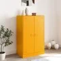 Aparador de acero amarillo mostaza 67x39x107 cm de vidaXL, Aparadores - Ref: Foro24-841664, Precio: 138,35 €, Descuento: %