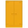 Aparador de acero amarillo mostaza 67x39x107 cm de vidaXL, Aparadores - Ref: Foro24-841664, Precio: 138,35 €, Descuento: %