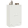 Aparador de acero blanco 67x39x107 cm