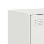 White steel sideboard 67x39x107 cm by vidaXL, Sideboards - Ref: Foro24-841666, Price: 124,75 €, Discount: %