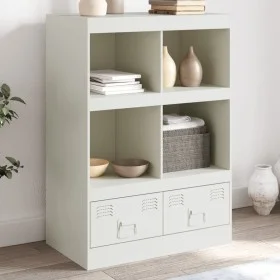 Sideboard aus weißem Stahl, 67 x 39 x 95 cm von vidaXL, Sideboards - Ref: Foro24-841804, Preis: 107,77 €, Rabatt: %