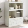 Sideboard aus weißem Stahl, 67 x 39 x 95 cm von vidaXL, Sideboards - Ref: Foro24-841804, Preis: 107,77 €, Rabatt: %