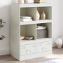 Sideboard aus weißem Stahl, 67 x 39 x 95 cm von vidaXL, Sideboards - Ref: Foro24-841804, Preis: 121,82 €, Rabatt: %