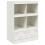 Sideboard aus weißem Stahl, 67 x 39 x 95 cm von vidaXL, Sideboards - Ref: Foro24-841804, Preis: 107,77 €, Rabatt: %