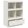 Sideboard aus weißem Stahl, 67 x 39 x 95 cm von vidaXL, Sideboards - Ref: Foro24-841804, Preis: 107,77 €, Rabatt: %
