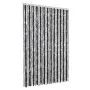 Gray and black chenille fly curtain 118x220 cm by vidaXL, Mosquito nets for windows - Ref: Foro24-4004881, Price: 80,34 €, Di...