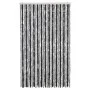 Gray and black chenille fly curtain 118x220 cm by vidaXL, Mosquito nets for windows - Ref: Foro24-4004881, Price: 80,34 €, Di...