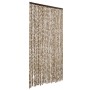 Beige-brauner Chenille-Fliegenschutzvorhang, 118 x 220 cm von vidaXL, Moskitonetze für Fenster - Ref: Foro24-4004888, Preis: ...