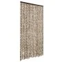 Beige-brauner Chenille-Fliegenschutzvorhang, 118 x 220 cm von vidaXL, Moskitonetze für Fenster - Ref: Foro24-4004888, Preis: ...