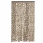 Cortina antimoscas chenilla beige y marrón 118x220 cm de vidaXL, Mosquiteras para ventanas - Ref: Foro24-4004888, Precio: 74,...
