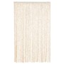 Beige-weißer Chenille-Fliegenschutzvorhang, 118 x 220 cm von vidaXL, Moskitonetze für Fenster - Ref: Foro24-4004883, Preis: 8...