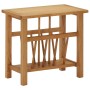 Solid oak wood magazine table 45x27x42 cm by vidaXL, Side tables - Ref: Foro24-289184, Price: 97,83 €, Discount: %