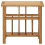 Solid oak wood magazine table 45x27x42 cm by vidaXL, Side tables - Ref: Foro24-289184, Price: 97,83 €, Discount: %