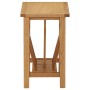 Solid oak wood magazine table 45x27x42 cm by vidaXL, Side tables - Ref: Foro24-289184, Price: 97,83 €, Discount: %