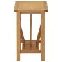 Solid oak wood magazine table 45x27x42 cm by vidaXL, Side tables - Ref: Foro24-289184, Price: 96,45 €, Discount: %