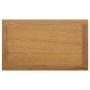 Solid oak wood magazine table 45x27x42 cm by vidaXL, Side tables - Ref: Foro24-289184, Price: 97,83 €, Discount: %