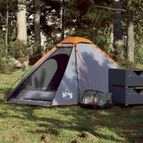 2 Person Igloo Tent Waterproof Gray Orange by vidaXL, tents - Ref: Foro24-94767, Price: 56,08 €, Discount: %