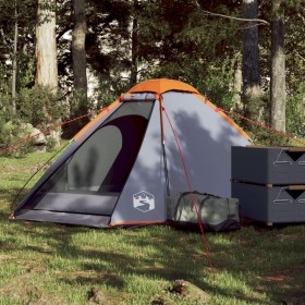 2-Personen-Iglu-Zelt, wasserdicht, Grau-Orange von vidaXL, Zelte - Ref: Foro24-94767, Preis: 55,04 €, Rabatt: %