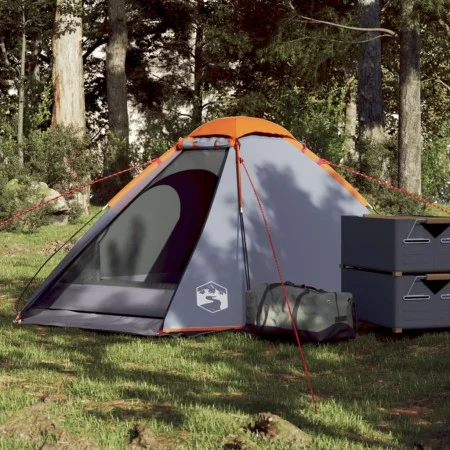 2-Personen-Iglu-Zelt, wasserdicht, Grau-Orange von vidaXL, Zelte - Ref: Foro24-94767, Preis: 56,08 €, Rabatt: %