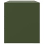 Mueble de TV de acero verde oliva 99x39x44 cm de vidaXL, Muebles TV - Ref: Foro24-841647, Precio: 96,91 €, Descuento: %