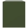 Olive green steel TV cabinet 99x39x44 cm by vidaXL, TV Furniture - Ref: Foro24-841647, Price: 92,81 €, Discount: %