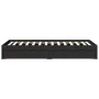 Black engineered wood bed with drawers 75x190 cm by vidaXL, Beds and slatted bases - Ref: Foro24-3280714, Price: 123,37 €, Di...