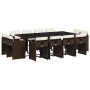 Gartenmöbelset 13-teilig und braune synthetische Rattankissen von vidaXL, Gartensets - Ref: Foro24-3277988, Preis: 760,85 €, ...