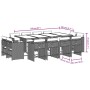 Gartenmöbelset 13-teilig und braune synthetische Rattankissen von vidaXL, Gartensets - Ref: Foro24-3277988, Preis: 760,85 €, ...