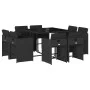 9-piece garden dining set and black synthetic rattan cushions by vidaXL, Garden sets - Ref: Foro24-3277962, Price: 444,75 €, ...