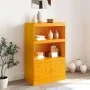 Mustard yellow steel sideboard 67x39x107 cm by vidaXL, Sideboards - Ref: Foro24-841670, Price: 106,48 €, Discount: %