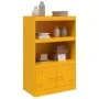 Mustard yellow steel sideboard 67x39x107 cm by vidaXL, Sideboards - Ref: Foro24-841670, Price: 106,48 €, Discount: %