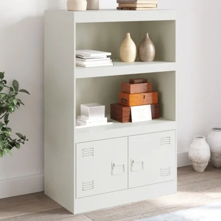 Sideboard aus weißem Stahl, 67 x 39 x 107 cm von vidaXL, Sideboards - Ref: Foro24-841672, Preis: 106,08 €, Rabatt: %