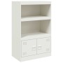 Sideboard aus weißem Stahl, 67 x 39 x 107 cm von vidaXL, Sideboards - Ref: Foro24-841672, Preis: 107,79 €, Rabatt: %