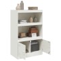 Sideboard aus weißem Stahl, 67 x 39 x 107 cm von vidaXL, Sideboards - Ref: Foro24-841672, Preis: 107,79 €, Rabatt: %