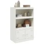 Sideboard aus weißem Stahl, 67 x 39 x 107 cm von vidaXL, Sideboards - Ref: Foro24-841672, Preis: 106,08 €, Rabatt: %