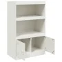 Sideboard aus weißem Stahl, 67 x 39 x 107 cm von vidaXL, Sideboards - Ref: Foro24-841672, Preis: 106,08 €, Rabatt: %